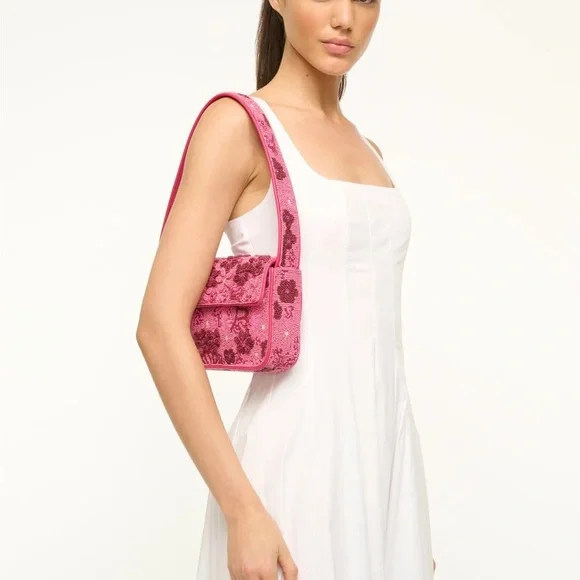 STAUD TOMMY BEADED BAG BLOSSOM GARDEN PARTY - Picture 3 of 14